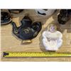Image 2 : Lot of Vintage Decor (Dog Treat Jar, Nude Lady Ash Tray, Tea Pot and Tea Pot Wall Decor, etc.)
