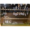 Image 3 : Decorative spoons and display case- size 29" by 24"H