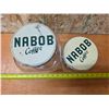 Image 2 : 2 Vintage glass nabob coffee jars