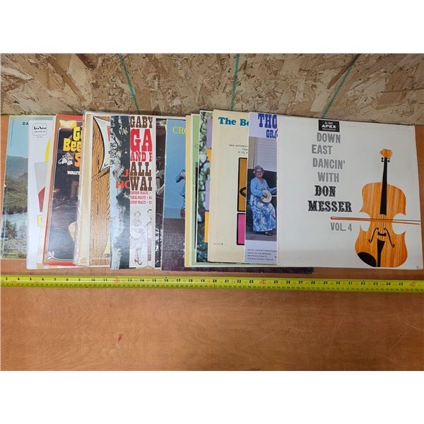 Lot of vinyl records