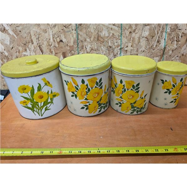 Set of 4 tins