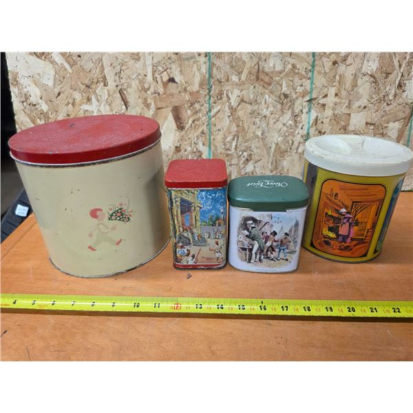 Lot of misc tins