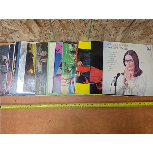 Lot of vinyl records