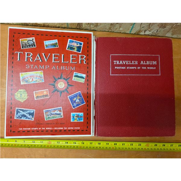 2 albums of various stamps