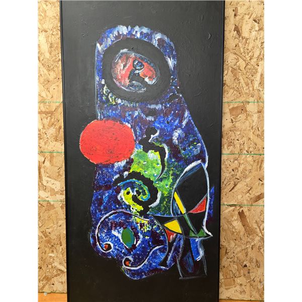 handmade canvas painting- 48" by 24"