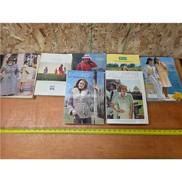 Lot of sears and eatons catalogs