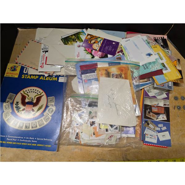 Lot of stamps and letters