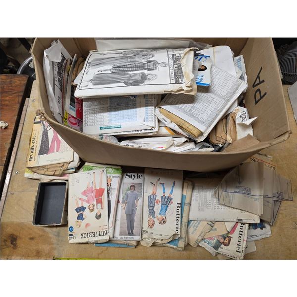 Lot of sewing patterns