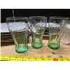 Image 2 : 3 coca cola glasses and dishes