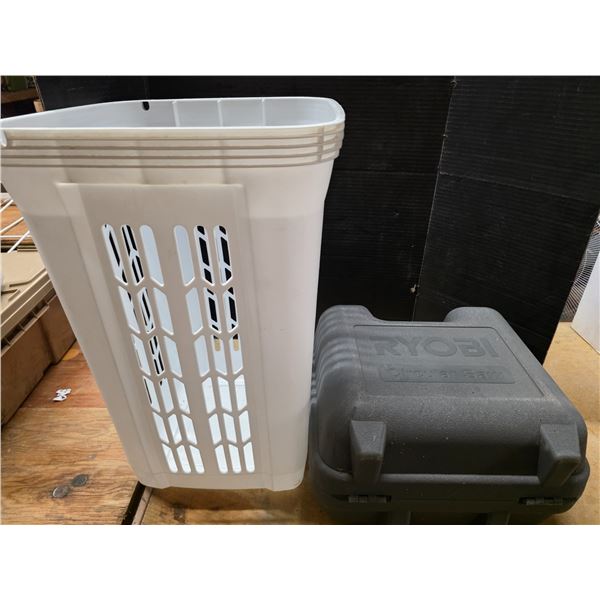 laundry basket and tool case