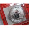 Image 2 : 2014 ROYAL CANADIAN MINT SILVER $20 COIN with Folder - Snowman