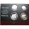 Image 1 : 2005 ROYAL CANADIAN MINT SILVER SERIES SET - LYNX - 4 COINS 1oz,  1/2 oz, 1/4 oz and 1/10oz