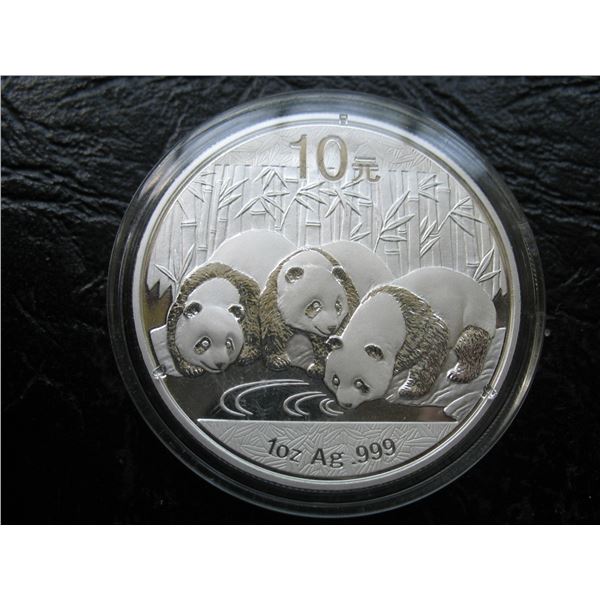 2013 CHINA PANDA - .999 PURE SILVER - 1 OUNCE SILVER