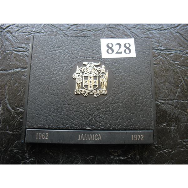 1972 JAMAICA 10th ANNIVERSARY STERLING SILVER $10 PROOF COIN - 1.4631 OZ. Actual Silver Weight
