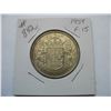 Image 1 : 1954 CANADIAN SILVER 50 CENT COIN