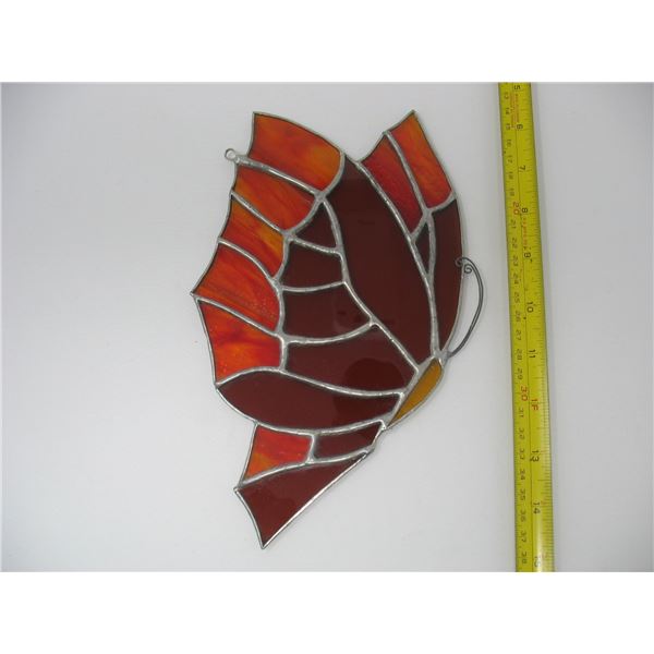 LARGE STAINED GLASS - LARGE BUTTERFLY