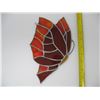 Image 1 : LARGE STAINED GLASS - LARGE BUTTERFLY