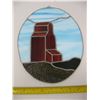 Image 1 : LARGE STAINED GLASS - GRAIN ELEVATOR