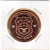 Image 1 : 1 OUNCE COPPER -  .999 FINE - POLICE - To Protect and Serve