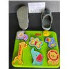Image 2 : Fisher Price - Puzzle Music - working - Kids’ Crocs size 6/7
