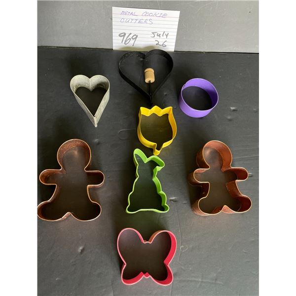 8 metal cookie cutters