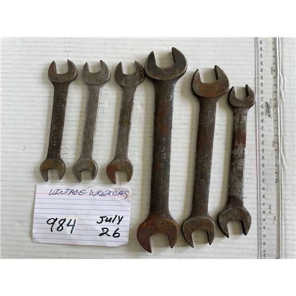 Vintage wrenches