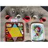Image 4 : Misc lot - glass mugs, dessert dishes, lids, serving trays, Chinese checkers