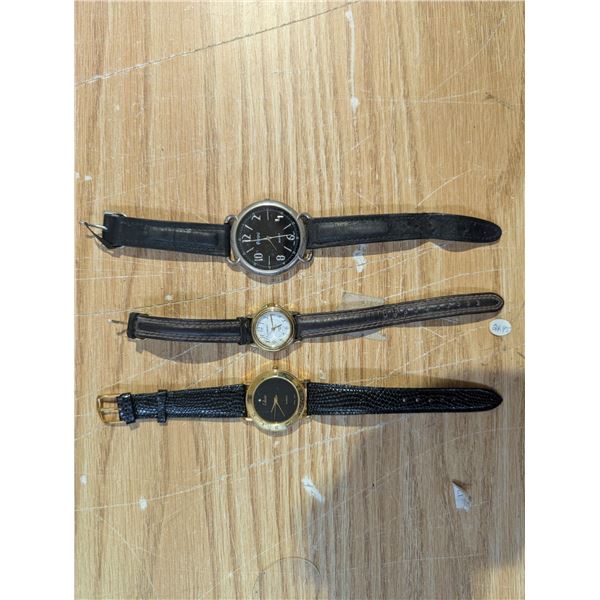 Lot of Genuine Leather Watches