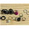 Image 3 : Lot full of Variety of Rings (Silver Tone/Plated)