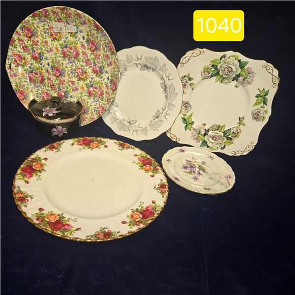 6 Pc Fine China, Royal Albert, Chintz