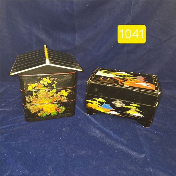 2 Laquer Jewellery Boxes