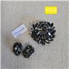 Image 1 : Sherman Brooch/Clip On Earrings Signed