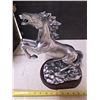 Image 2 : Silver colored bucking horse