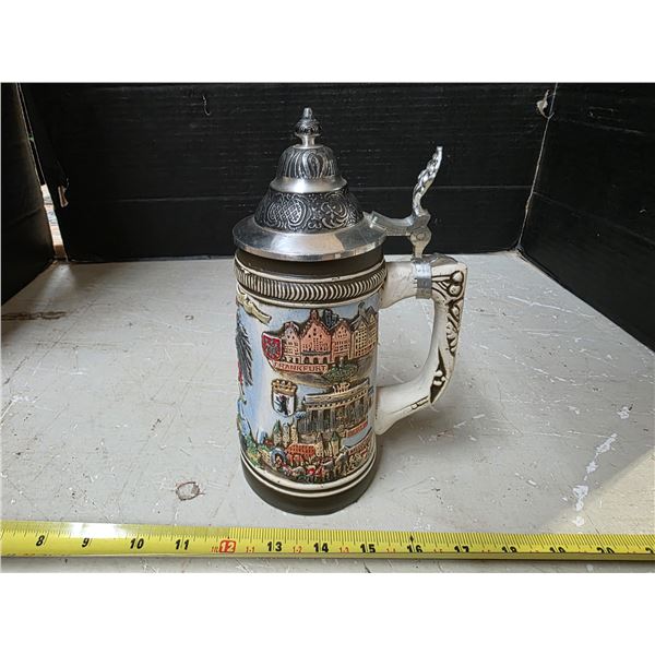 Hand painted german beer stein