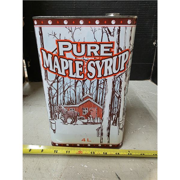 Vintage 4L maple syrup tin