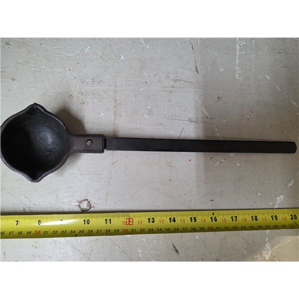 Vintage melting ladle
