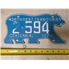 Image 1 : NWT 1970 cenntenial license plate