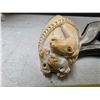 Image 2 : Vintage meeschaum pipe- no stem with horse heads