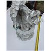 Image 2 : angel statue with gazing ball garden statue- 15"H