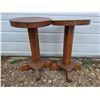 Image 1 : 2 wooden plant stands- 24"H