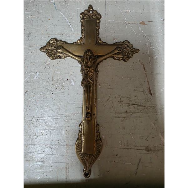 Brass crusifix