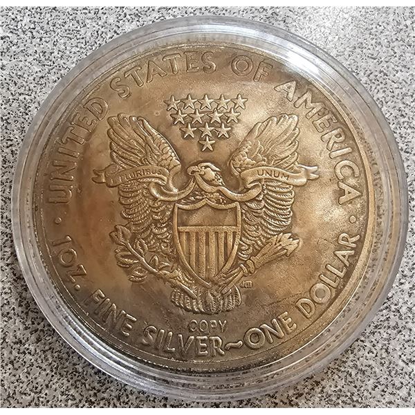 1900 US 10oz Fine Silver Dollar Coin Copy