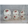 Image 1 : Ironstone Dinner  Dessert  and Salad Plates  c 1950's  Alicia Pattern
