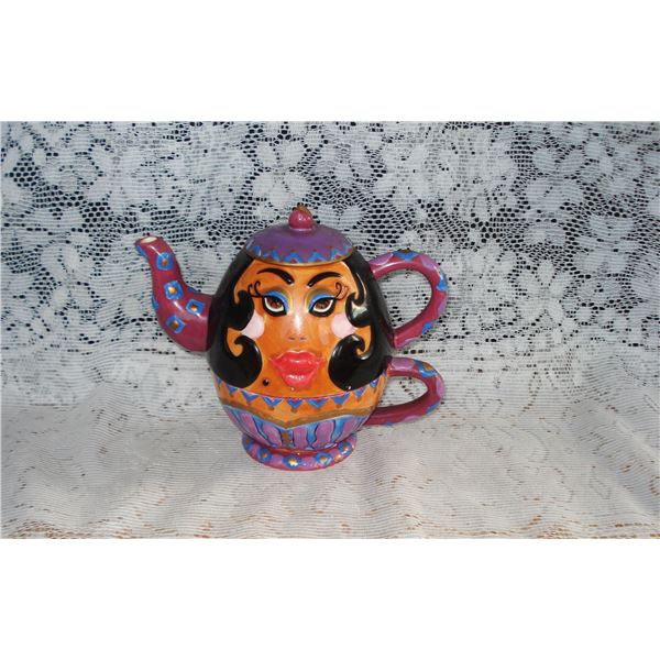 Collectible Cup and Teapot