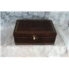 Image 1 : Vintage Locking Jewelry Box with Key and Assorted items of Costume Jewelry