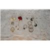 Image 1 : Jewelry Assortment  Rose Stick Pin Etc