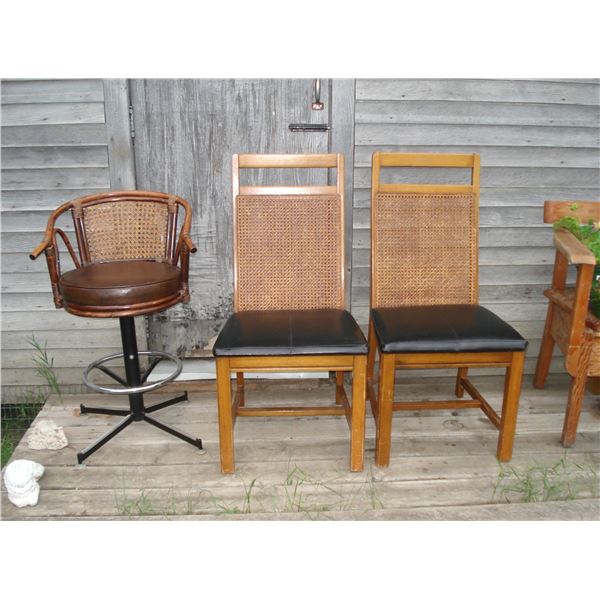 3 Vintage chairs