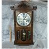 Image 1 : Key Wound Vintage Wall Clock  Keeps Time and Bongs  Key Included