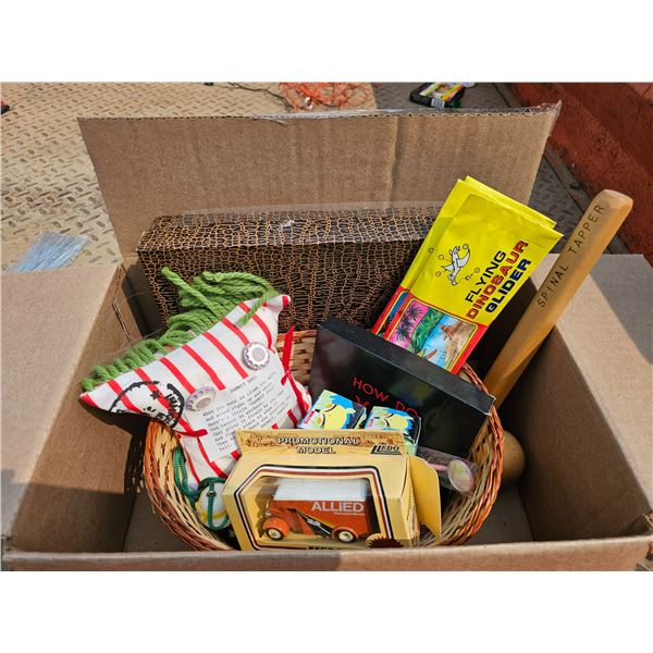 Basket of NikNaks/Bar Set/ Spinal Tapper