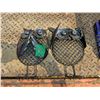 Image 1 : Decorative Metal Owls